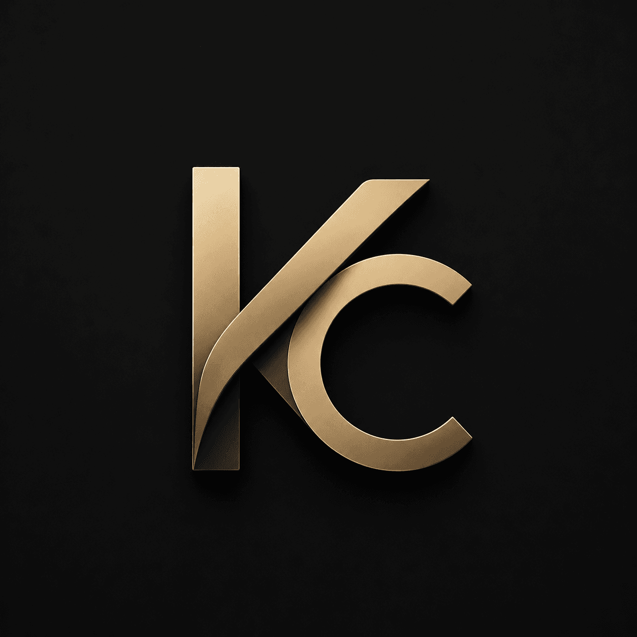 The Kindology Creations gold KC monogram